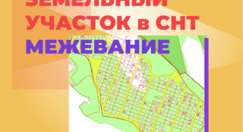 Земельный участок в СНТ. Межевание.